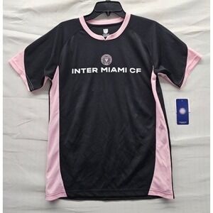 MLS Youth Inter Miami CF Messi 10 Jersey Black Polyester Athletic Large 12/14